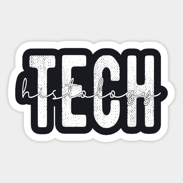 Histology Tech Funny Histology Technician Apparel Sticker by drag is art